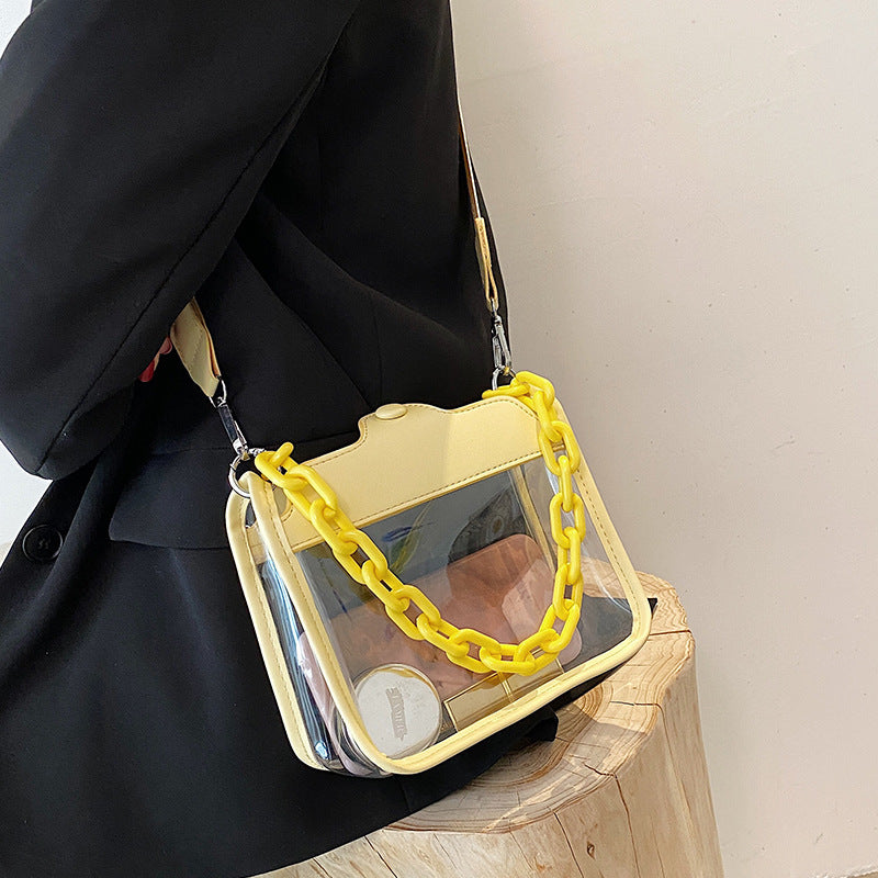 Transparent Crossbody Bag One Shoulder Jelly
