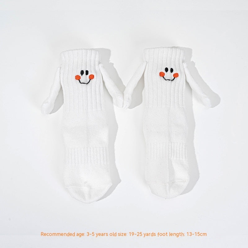Magnetic Hand-holding Socks For Boys And Girls Tube Socks