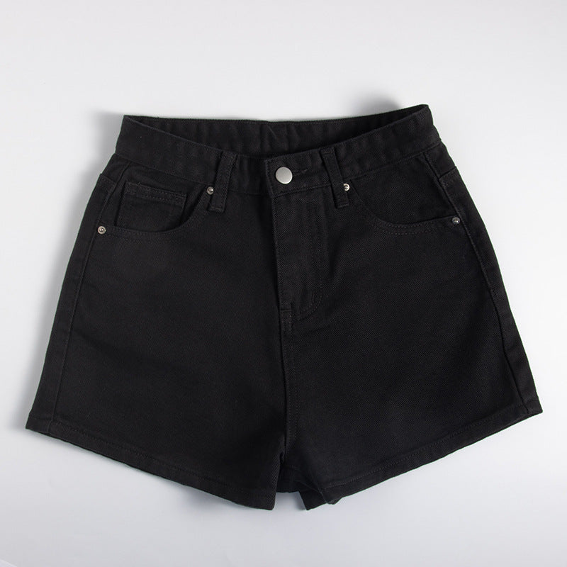 Denim Shorts Women's High Waist Was Thin