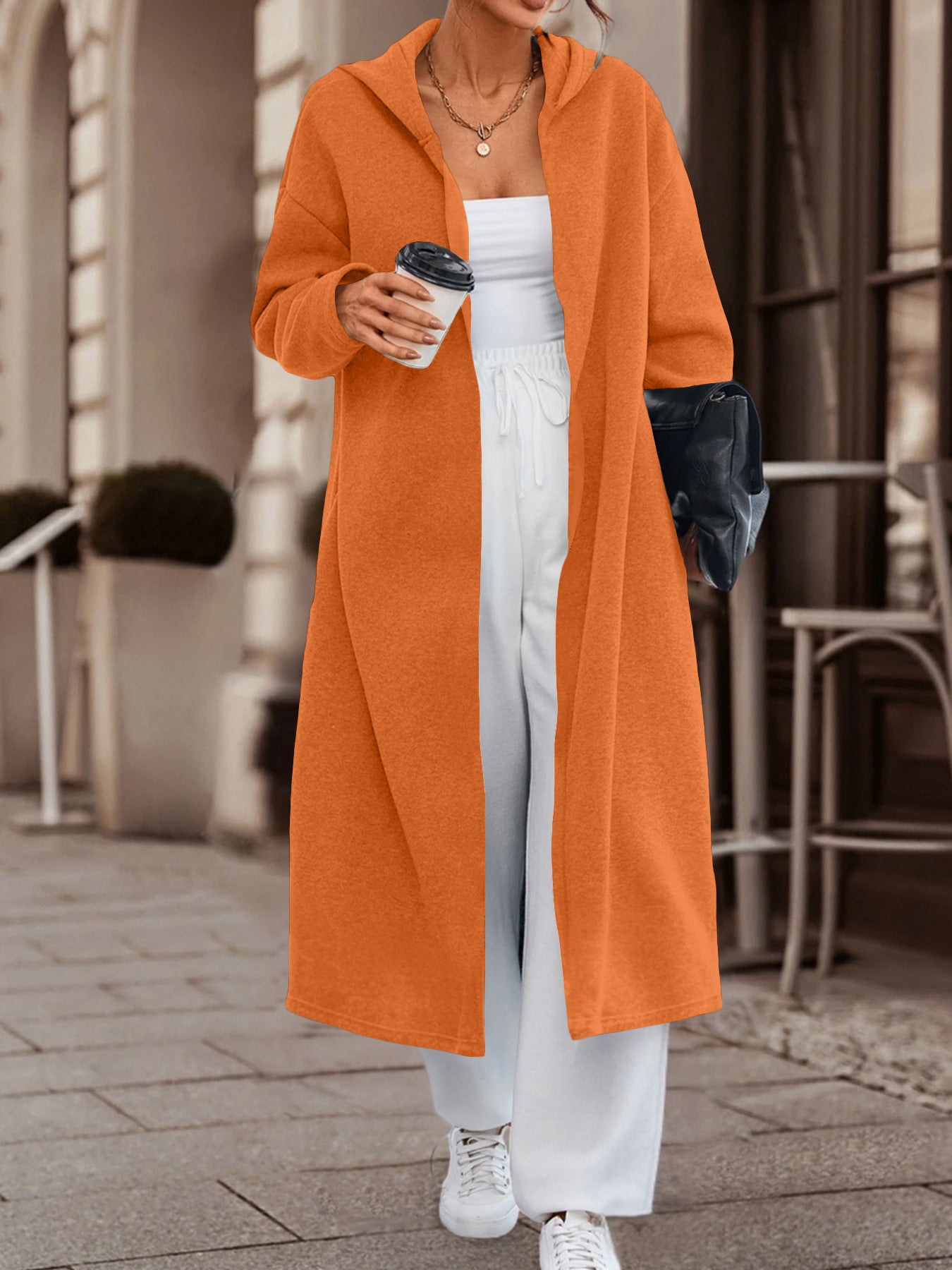 Women's Leisure Commute Long Cardigan Jacket
