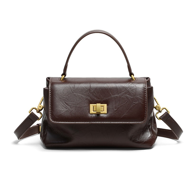 Crossbody Women's Bag Genuine Leather Large Capacity