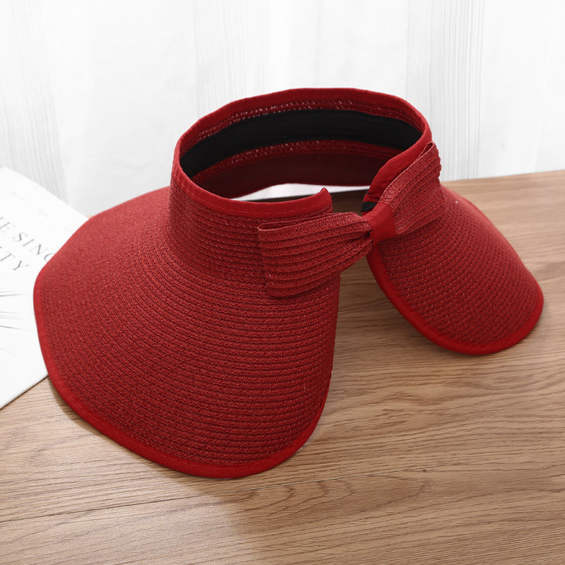 Summer Foldable Air Top Sun-proof Sun Portable Straw Hat