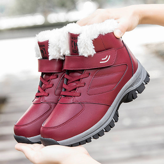 Sports Casual Shoes Two Cotton Plus Velvet Thick Warm Snow Boots