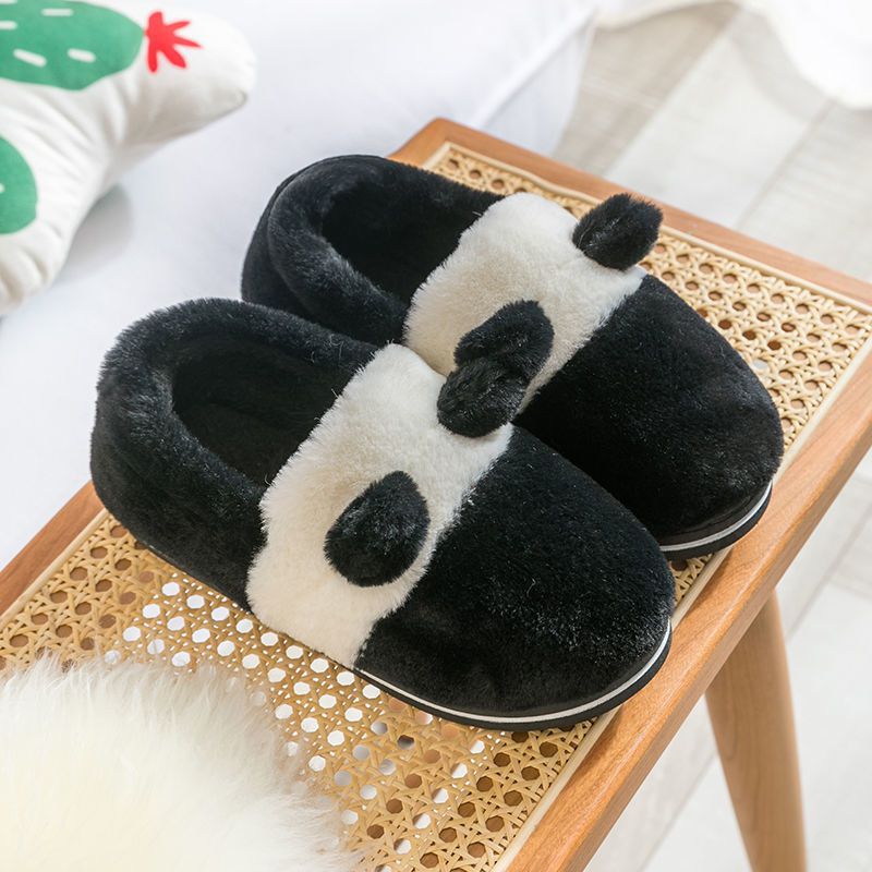 Home Thick-soled Couple Cute Indoor Household Bag With Plush Confinement Warm Cotton Shoes