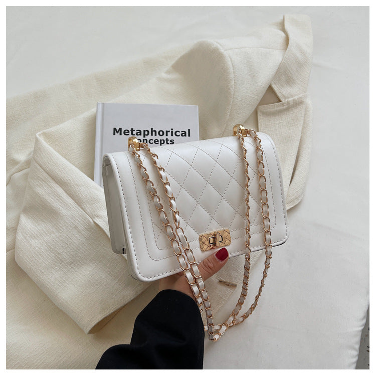 Niche Design Rhombus Chain Crossbody Bag