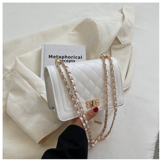 Niche Design Rhombus Chain Crossbody Bag