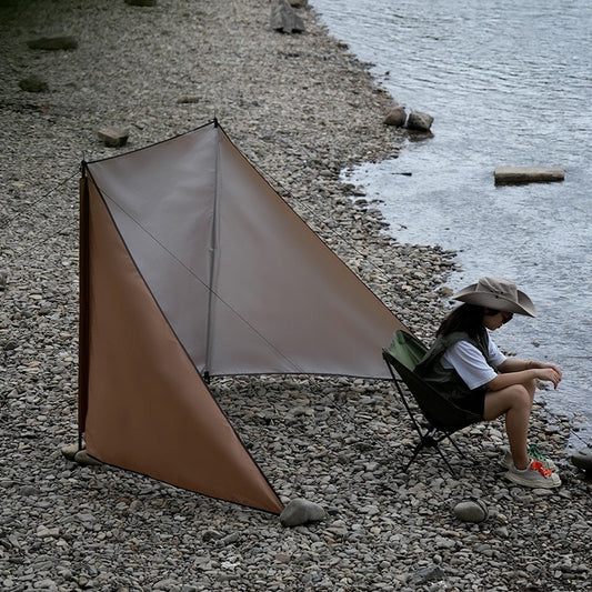 Udendørs Brændeovn Camping Skærm Array Skal Strand Vindskærm Telt