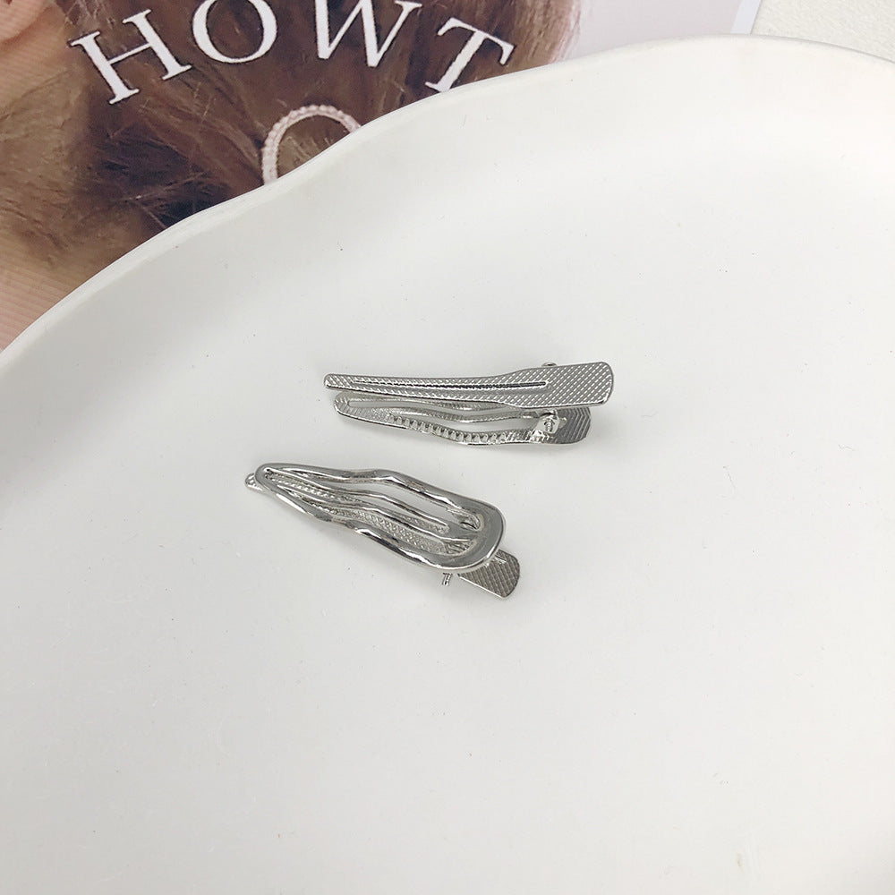 Metal Kolde Hårspænder Koreansk Stil Piggy Sideklemme Legering Fempunktsstjerne