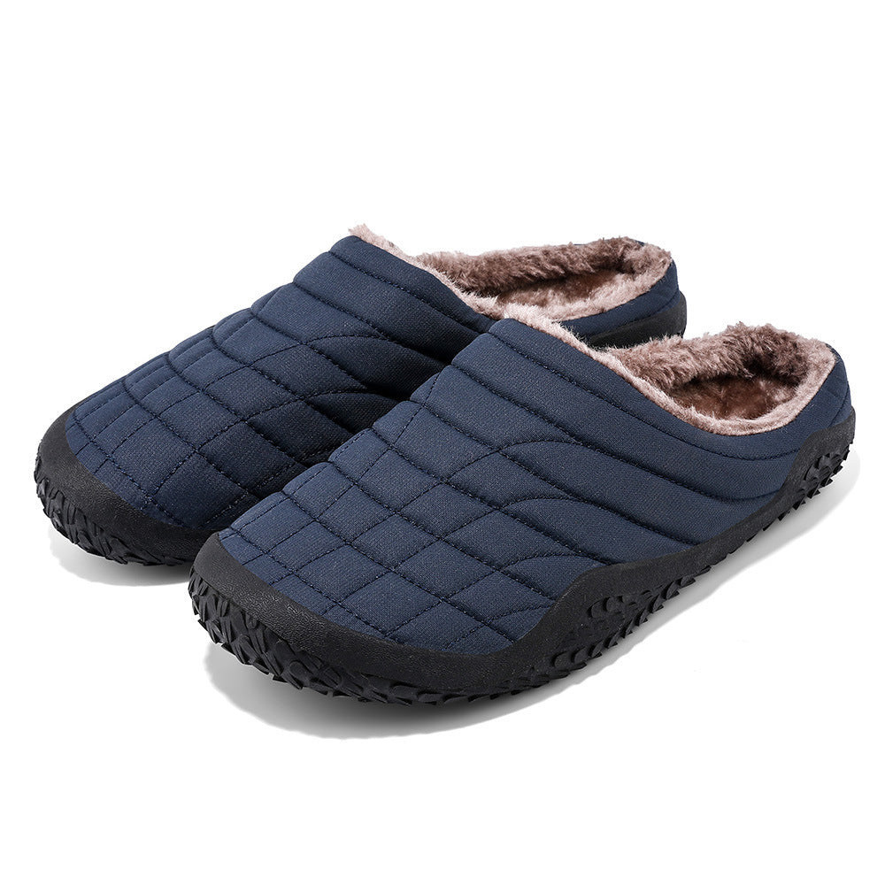 Winter New Style Plus Velvet Set Foot Indoor Men's Outdoor Cotton Mop