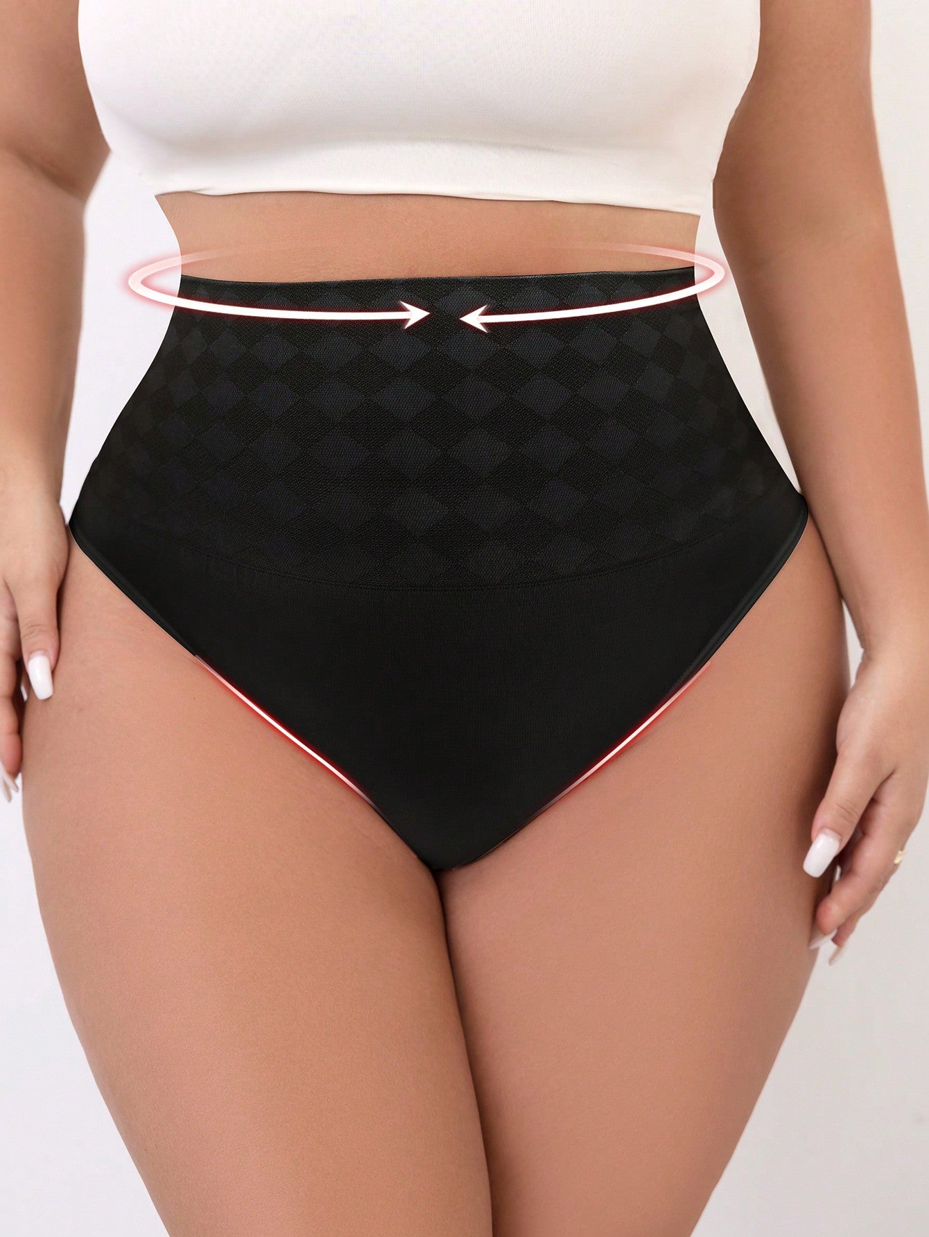Women's Firm Control High-Waisted Shapewear - Butt Lifter & Thigh Slimmer Briefs