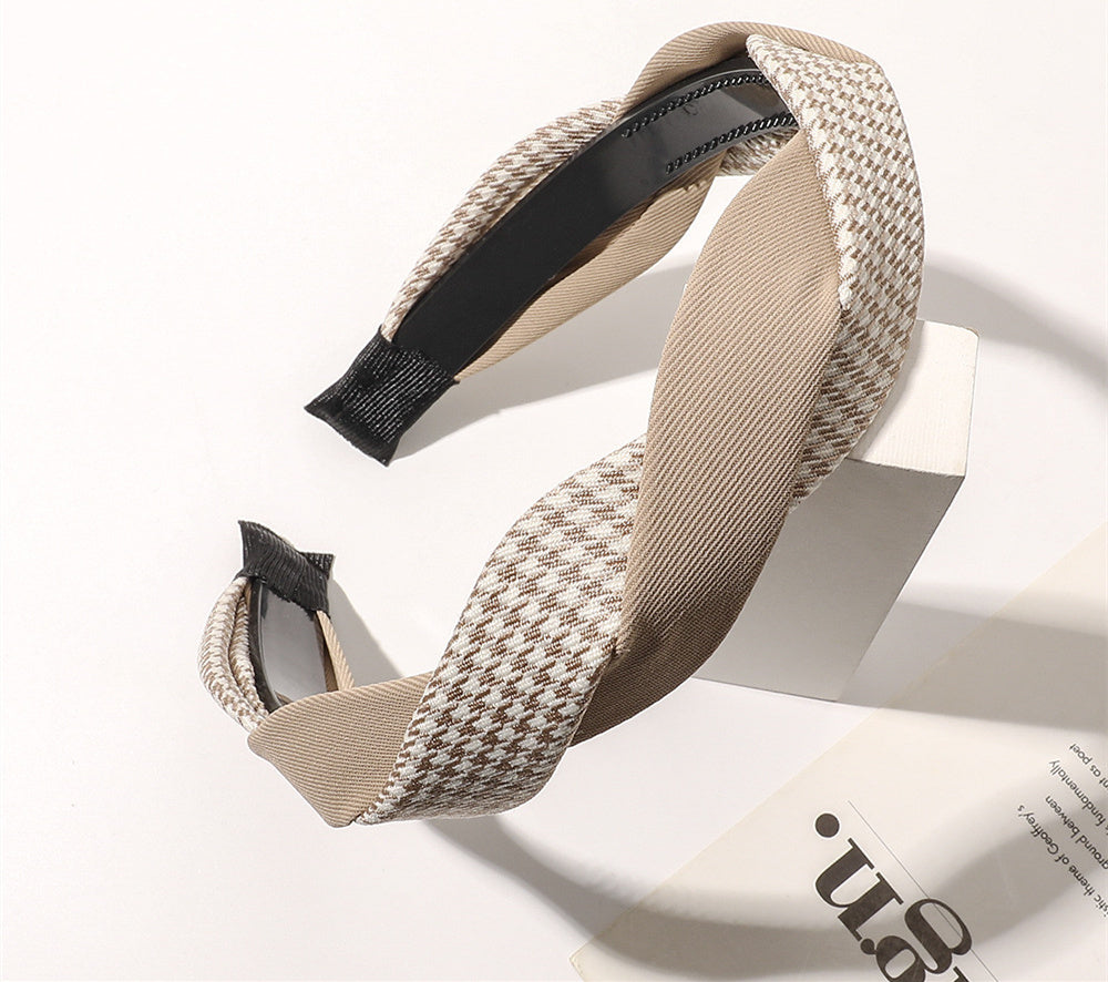 Curry Cross Hair Band Fashionable And Versatile