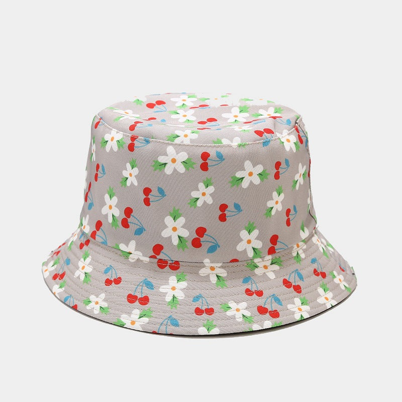Fruit Pattern Bucket Hat Men And Women Outdoor Casual Sun Hat