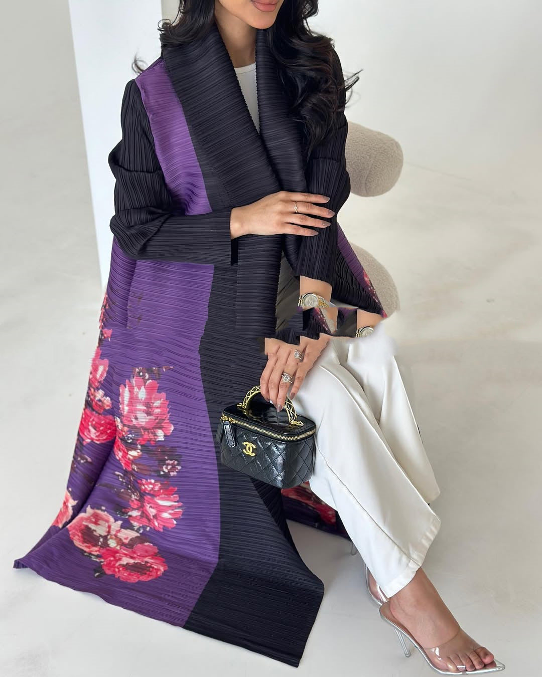 Printed Shawl Cardigan Ethnic Style Wear