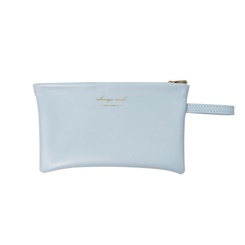 Soft Leather Mini Carry-on Storage Portable Cosmetic Bag
