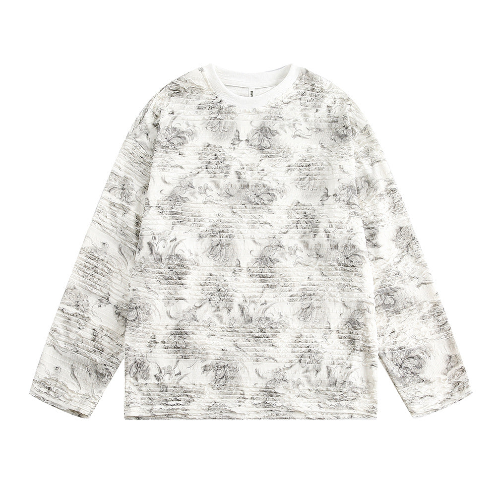 Men's Lace Design Casual Top