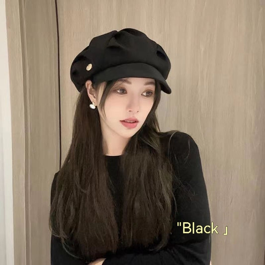 Women's Fashionable Elegant Cloud Peaked Beret Cap Hat