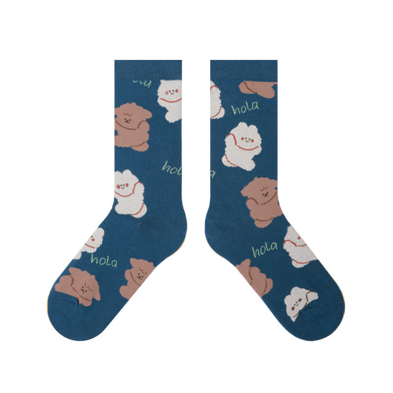 Animal Head Cute Korean Illustration Wind Socks
