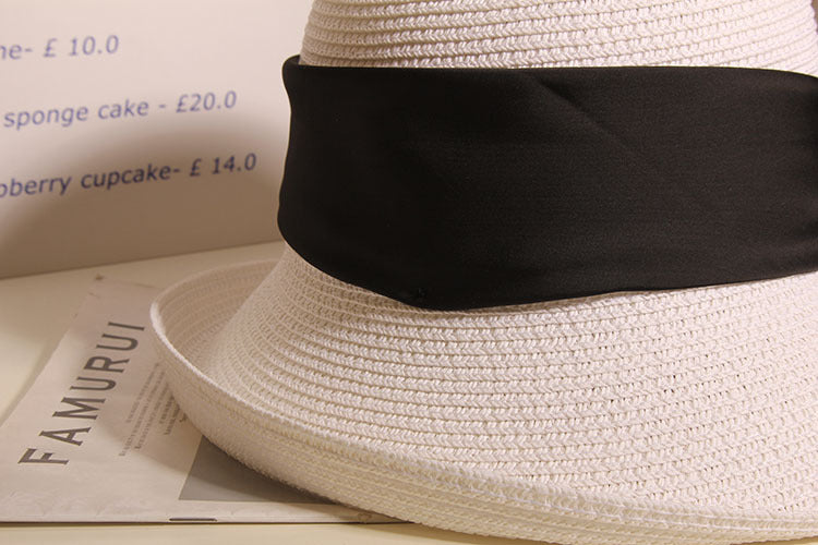 Women's Summer French Vintage Bow Bucket Hat