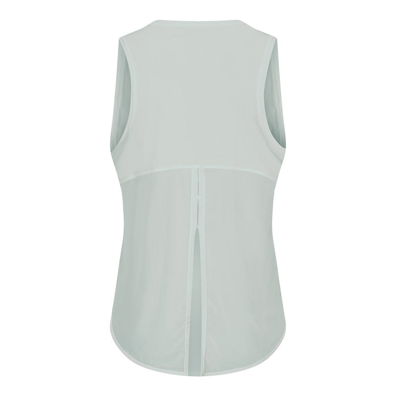 Women's Fitness Running Fashion Bandage Quick-drying Breathable And Loose Sleeveless Blouse