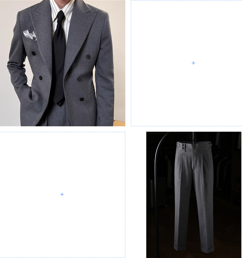 Spring Italian Double Breasted Suit