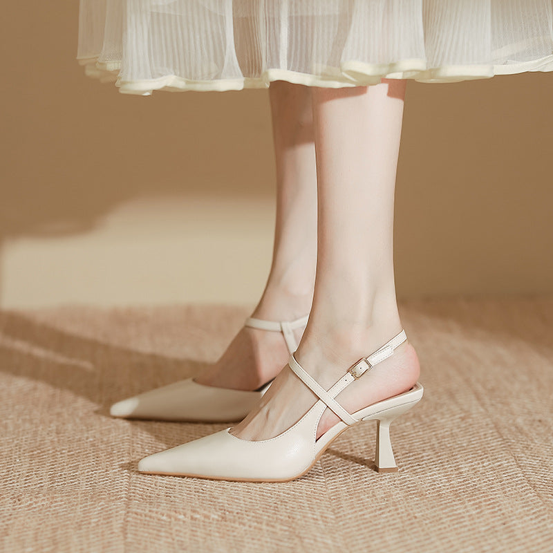 Spring Women's Sandals Women's Fashion Pointed High Heels