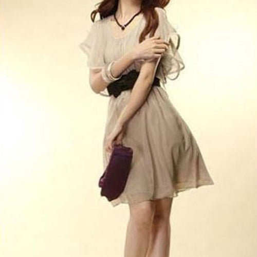 Women's Fashion Simple Bow Elastic Waistband