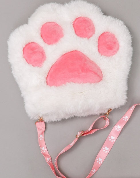Cross Bag Lady Cute Cat Claw On One Shoulder
