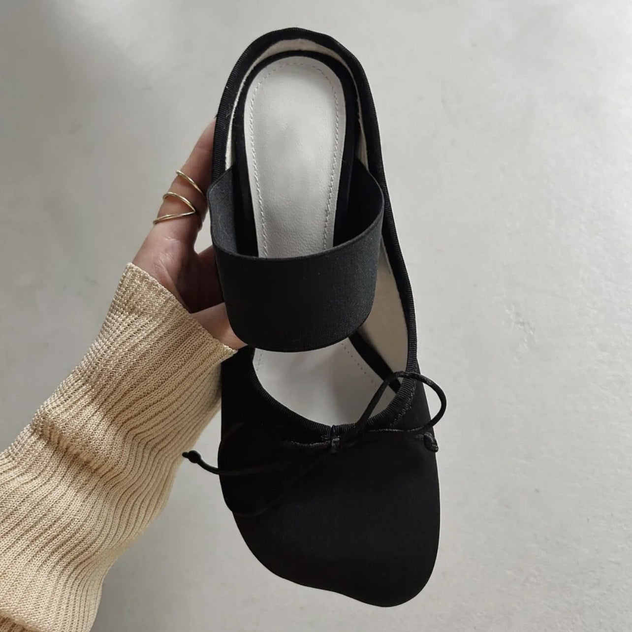 Womens Spring Summer New Arrival Mary Jane Shoes Retro Casual Chunky-Heel Ballet Flats