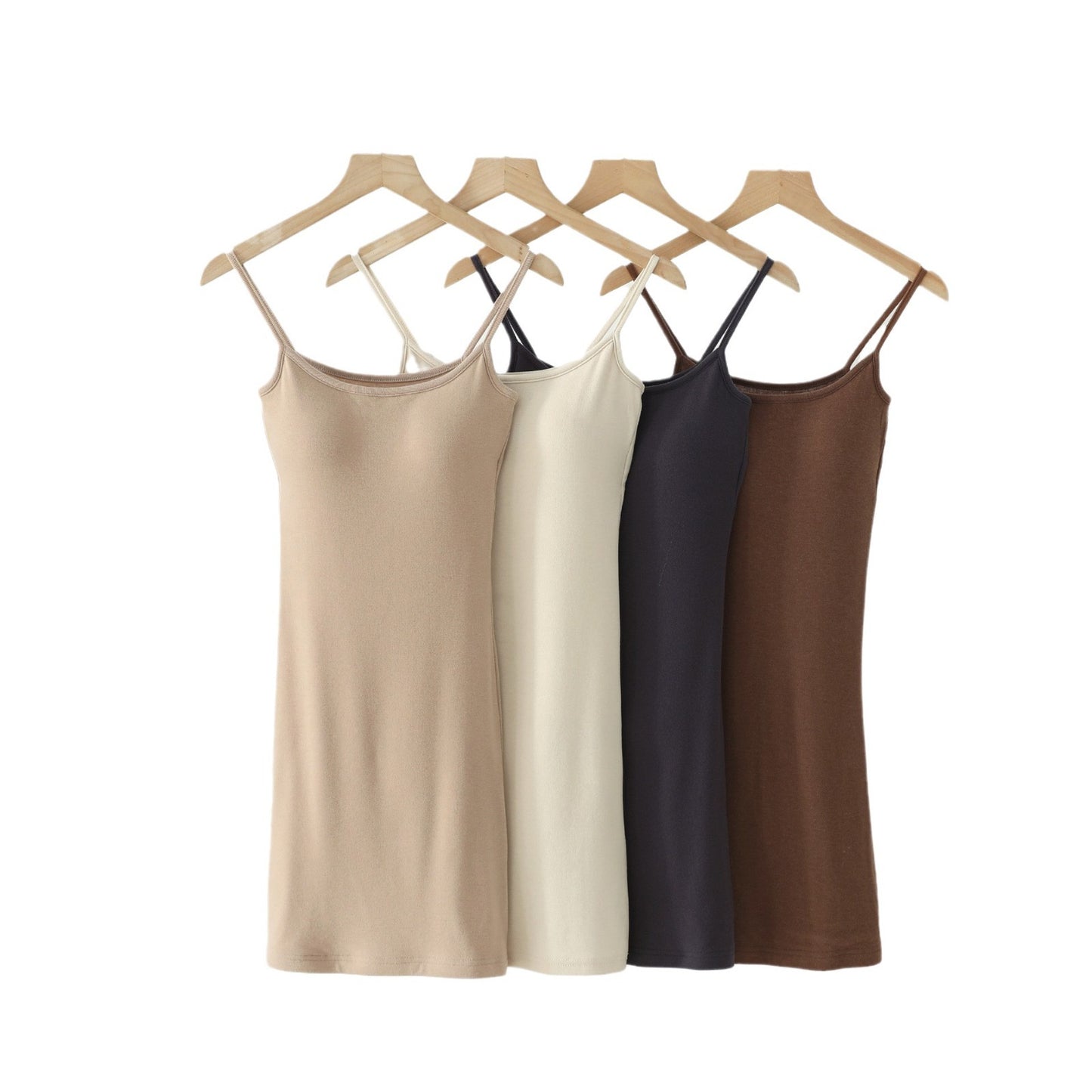Elegant Figure-flattering Slip Dress That Creates A Slimming Look