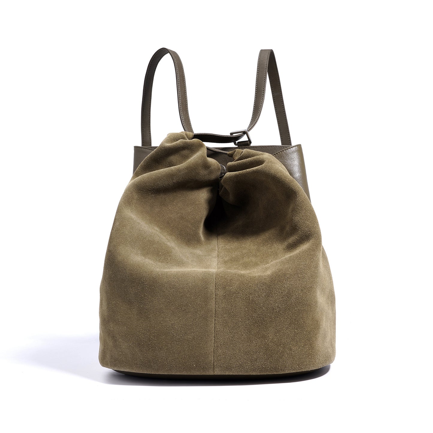 Niche Suede Autumn And Winter High-grade Brown Backpack