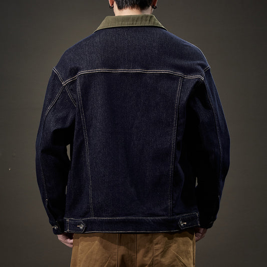 Denimjakke til mænd – løs pasform, moderigtig, alsidig fritidsjakke