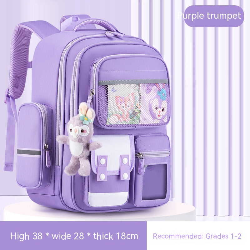 Children's Burden Reduction Large-capacity Backpack Multifunctional Spine Protection
