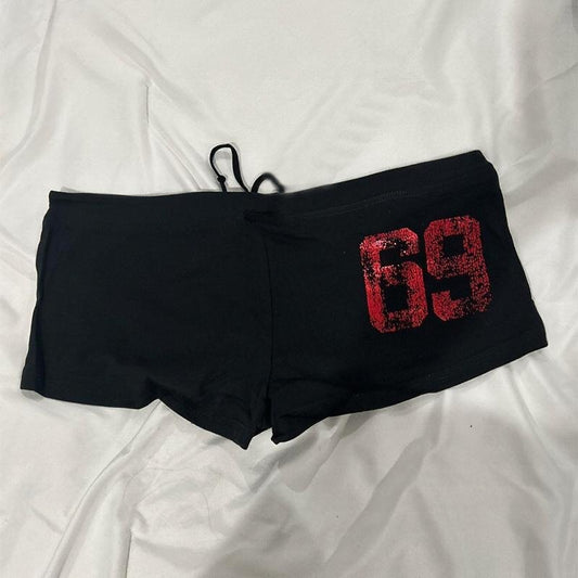 Women's Casual Ultra-Short Digital Print Shorts