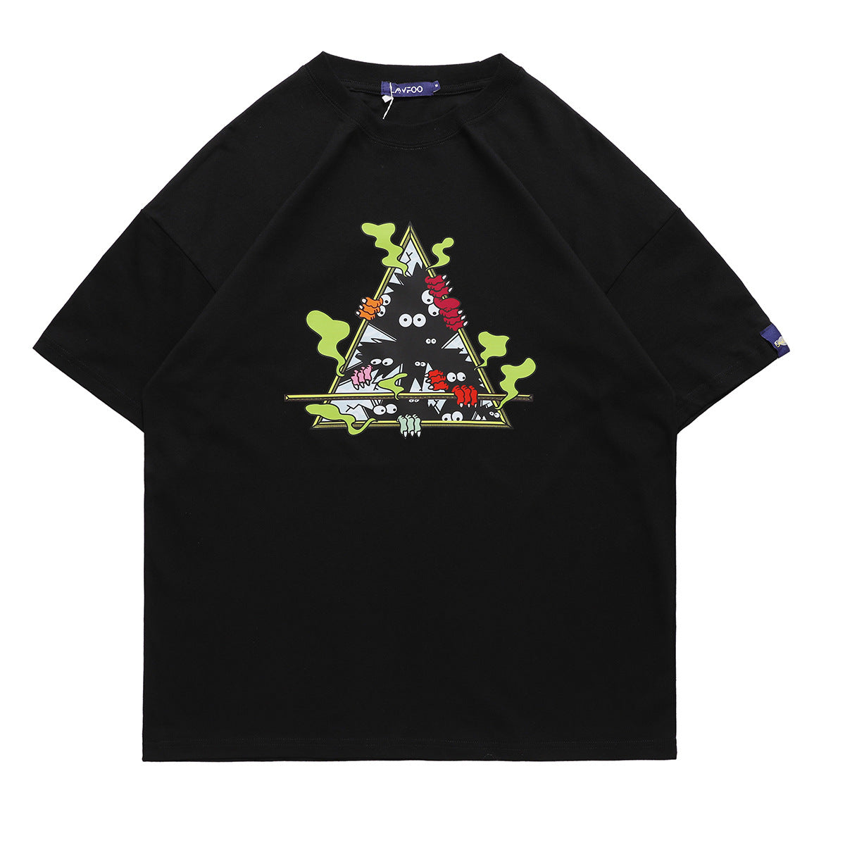 Creative Graphic Printing Loose Casual Street Unisex T-Shirt Women