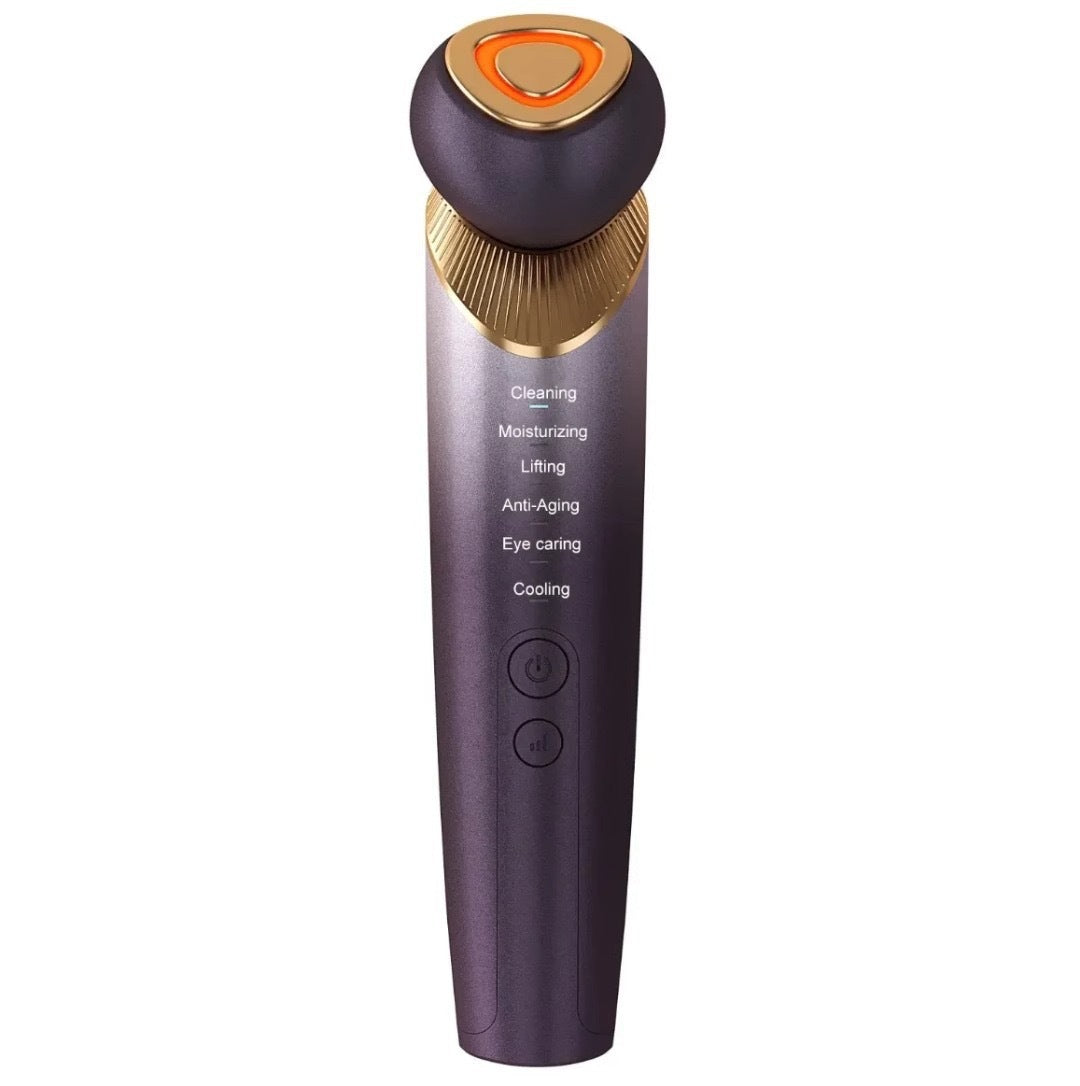 Three-in-one Red Face And Neck Massager
