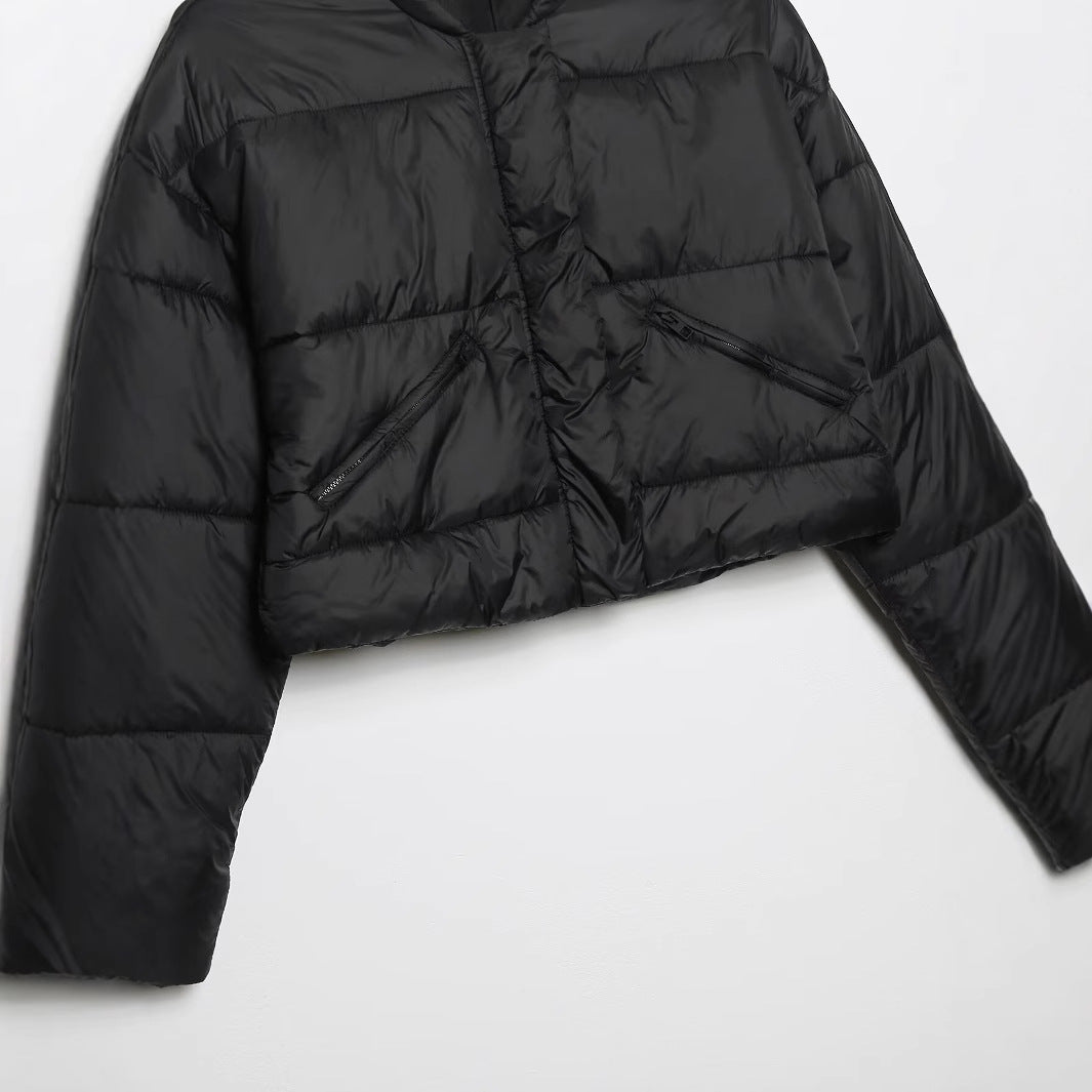 Women's Fashion Simple Cotton Jacket Pilot Jacket Coat
