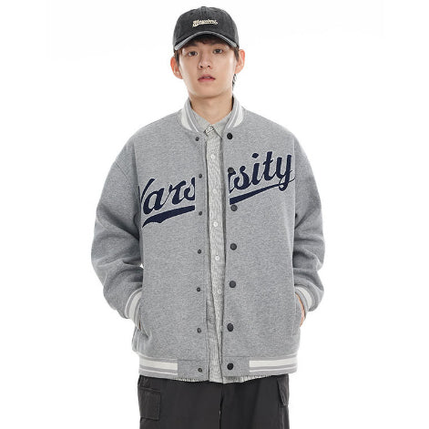 American College Style Baseball Jacket Men's Ins
