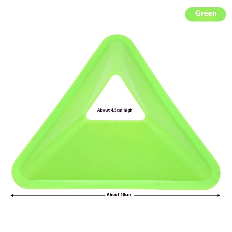 Triangle Sign Plate Training Obstacle Sign Plate
