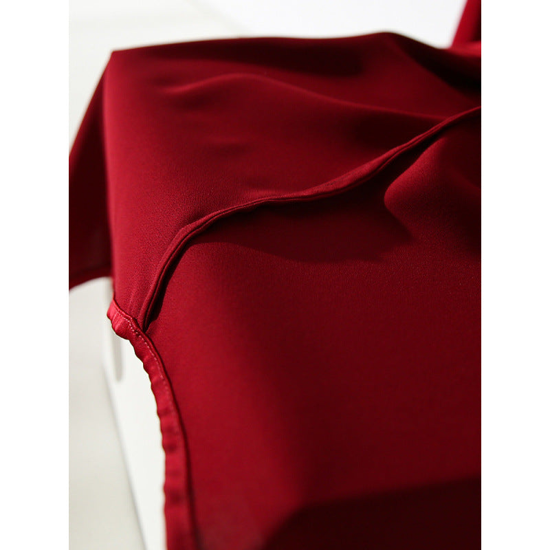 Satin Women's Long-sleeved Professional Anti-wrinkle Shirt