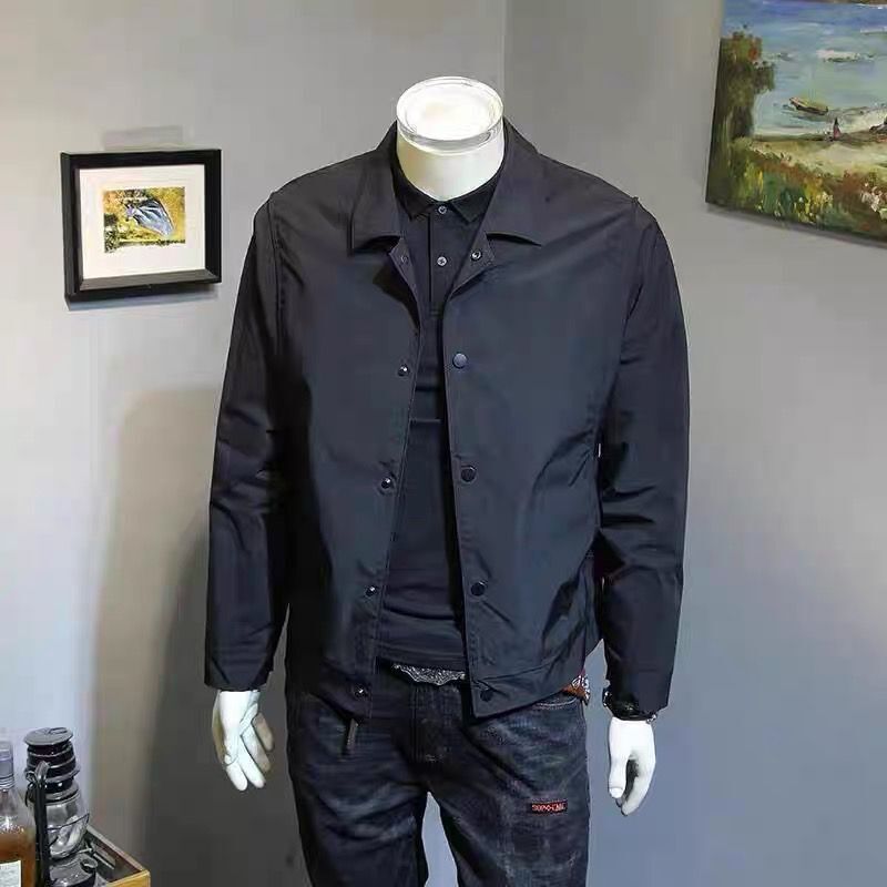 New All-match Trendy Slim Fit Handsome Jacket Top