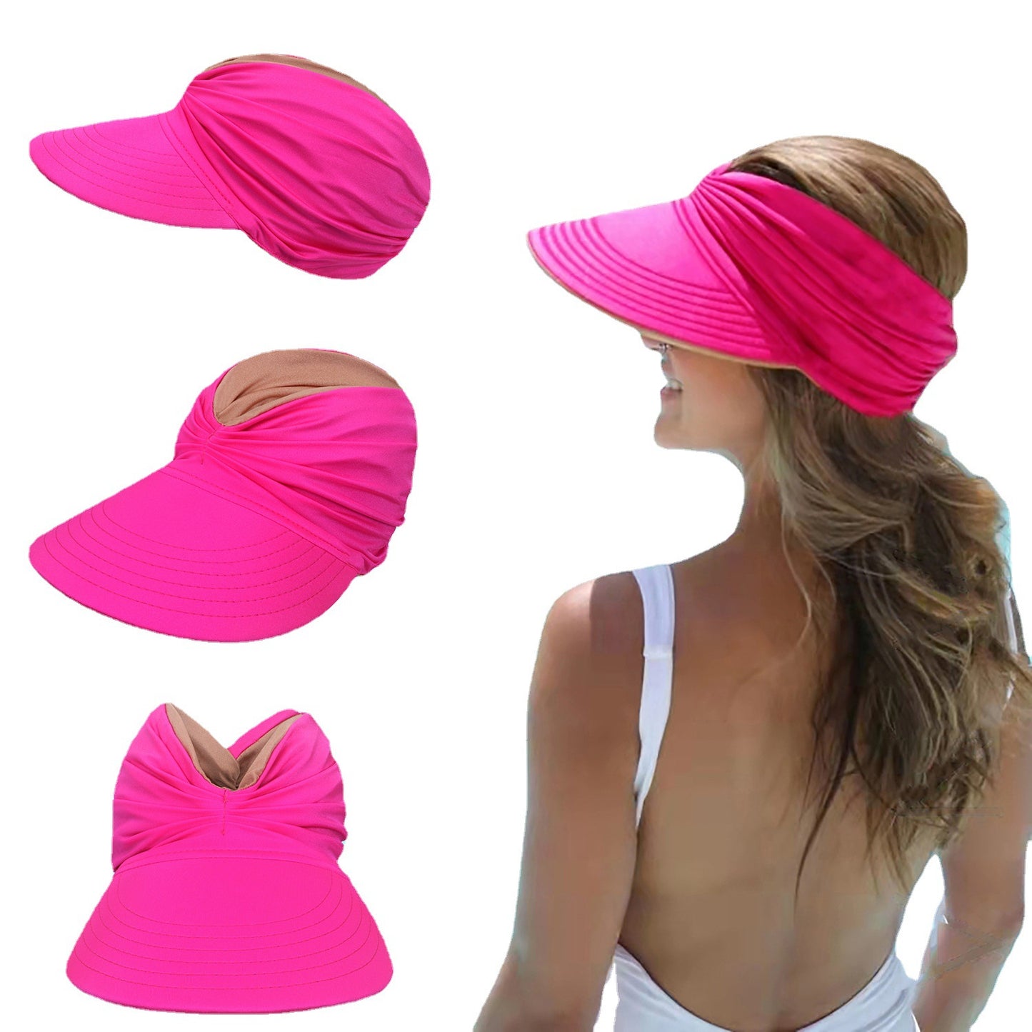 Sun Protection Hat Double-sided Big Brim Air Top Sports