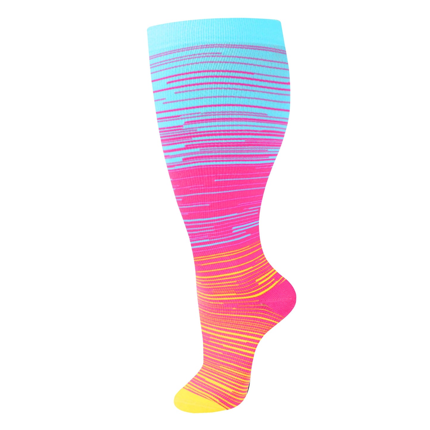 Plus-sized Sports High Elastic Plus-sized Long Tube Sports Calf Socks