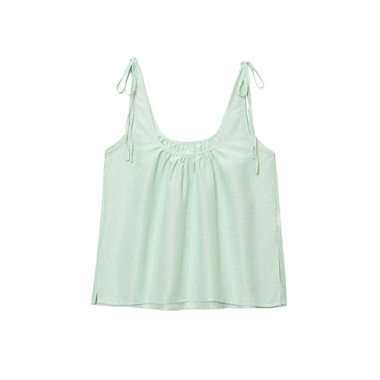 Summer New Polka-dot Loose-fitting Sling Top