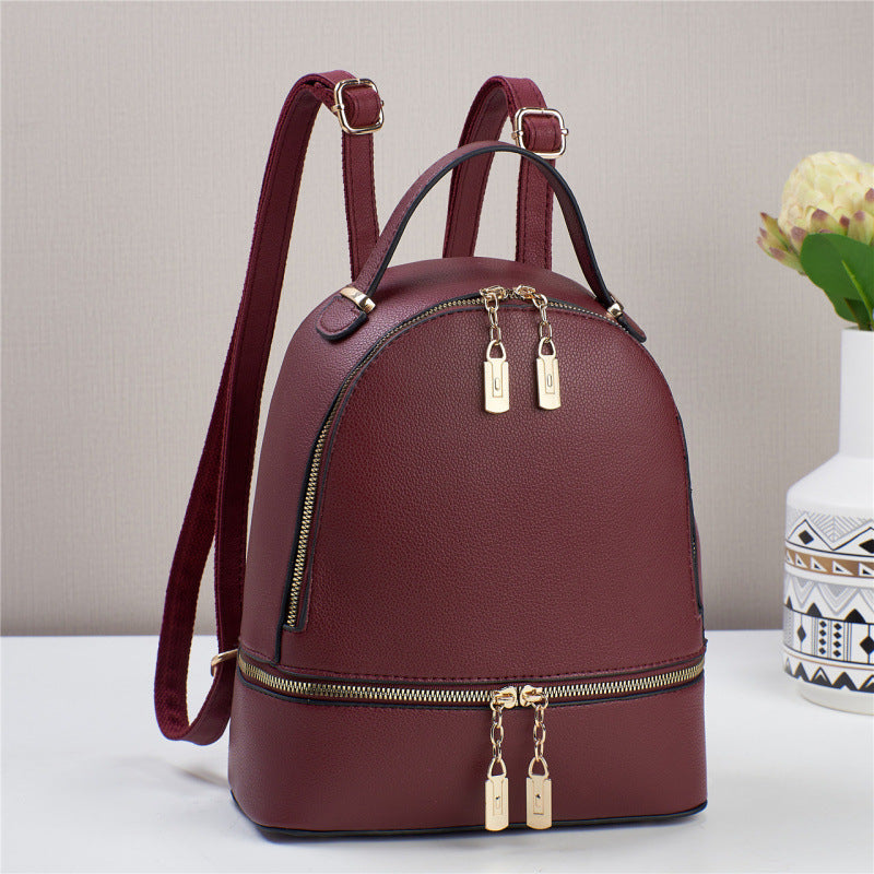 Soft Leather Large Capacity Travel Bag