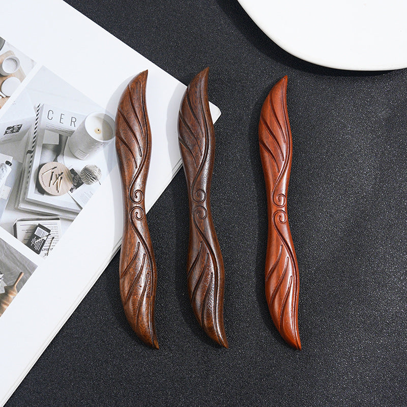 Wooden Women's Chinese Style Headdress Animal Hairpin