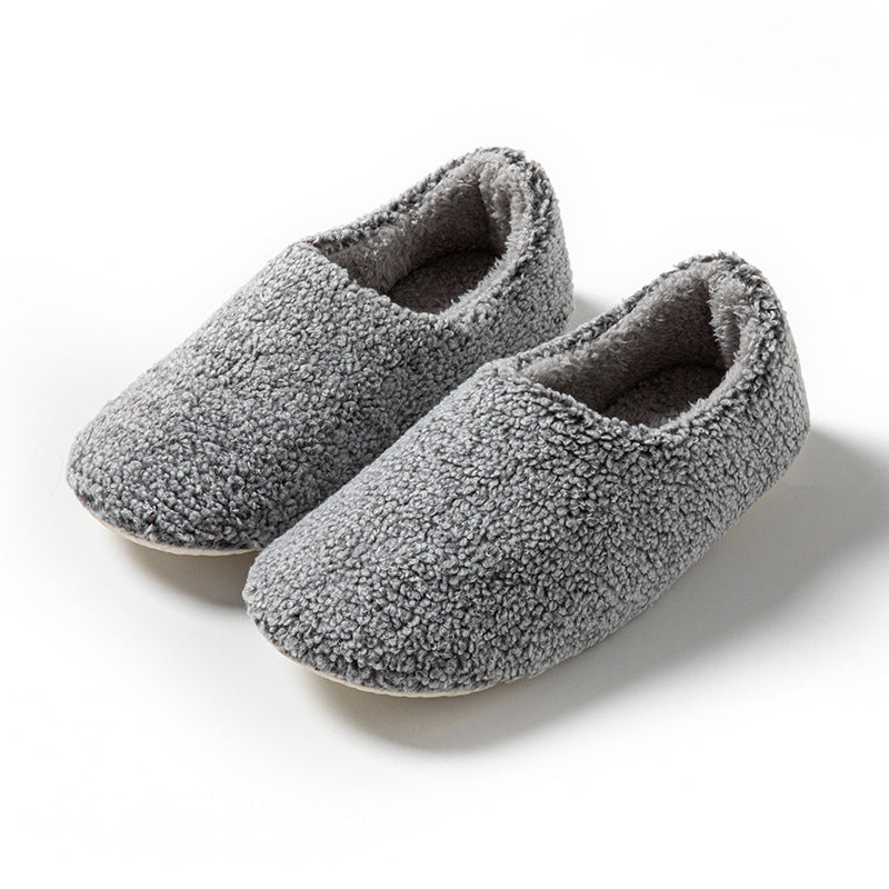 Furry Interior Home Women's Warm Four Seasons Confinement Cotton Slippers