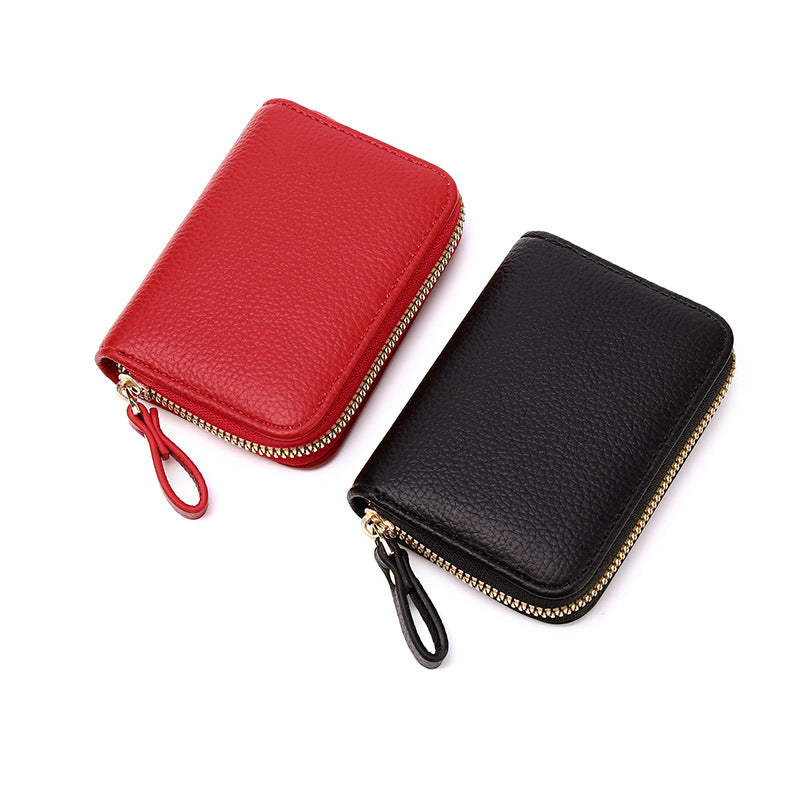 Anti-theft Swiping Expanding Card Holder Men's Ladies Card Holder Card Holder Multifunctional Zipper Small Wallet