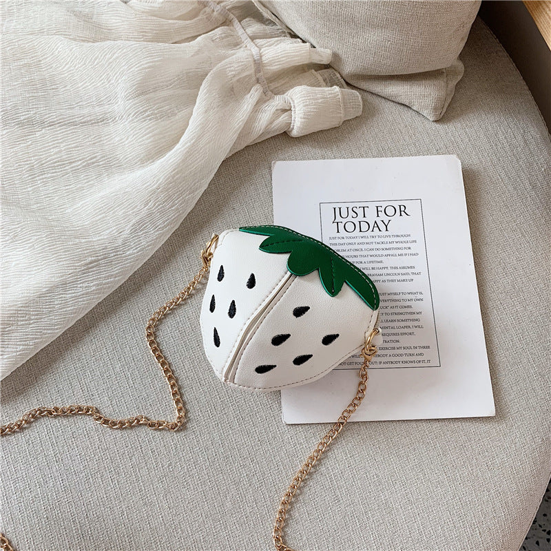 Children's Bag Strawberry Chain Messenger