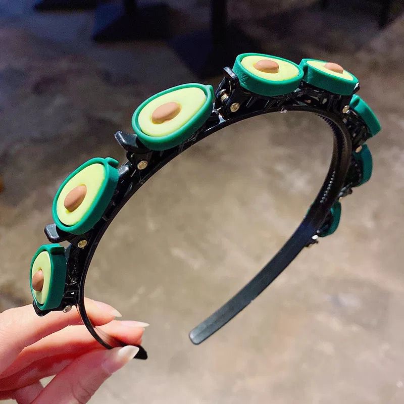 Cartoon Fruit Headband Multi-layer Hollow Woven Hairpin