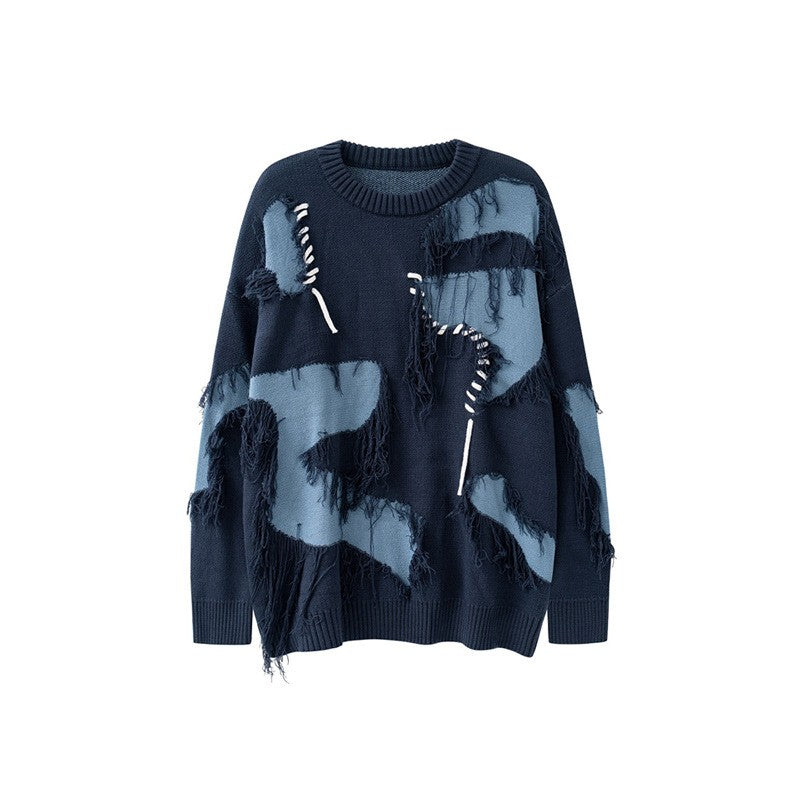 Original Retro Dark Lazy Sweater Knitted